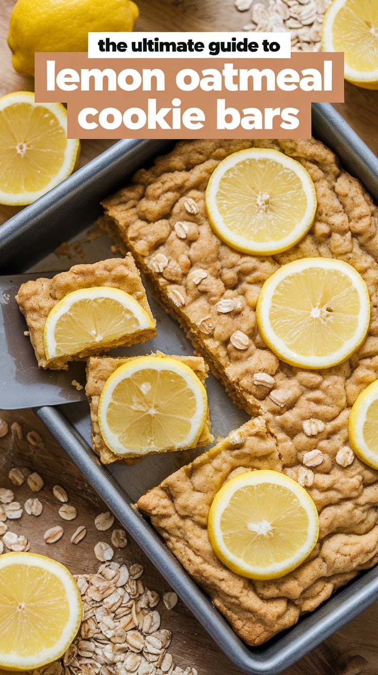 Discover the secrets to achieving the ideal balance of chewy oats and vibrant lemon zest in these delightful cookie bars. With simple ingredients and straightforward instructions, you'll be whipping up this crowd-pleaser in no time.