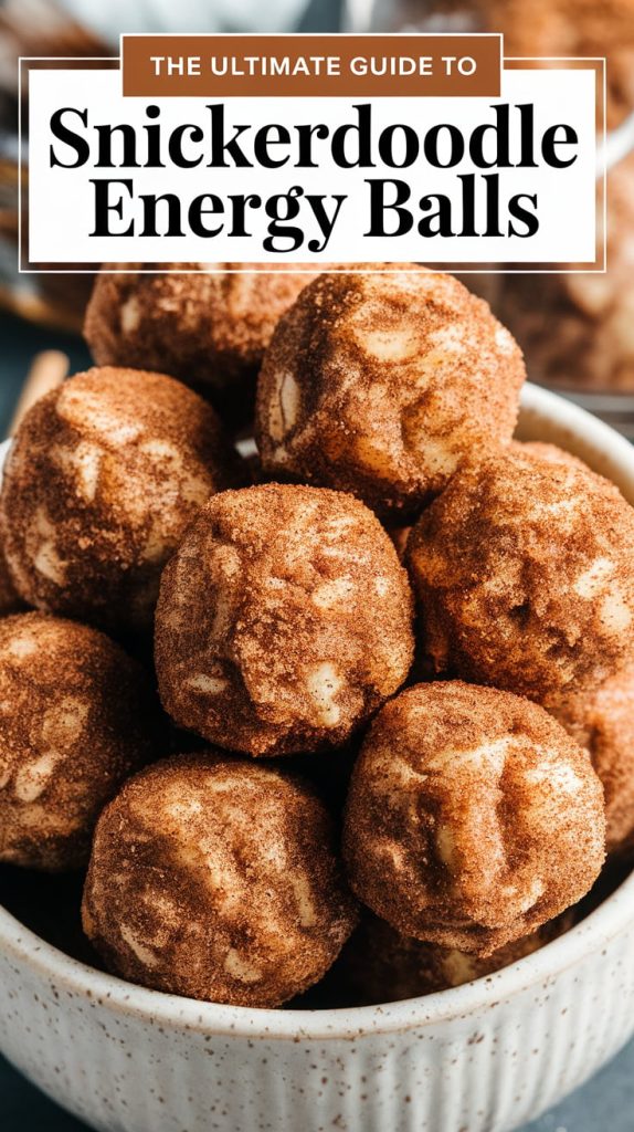 Snickerdoodle Energy Balls