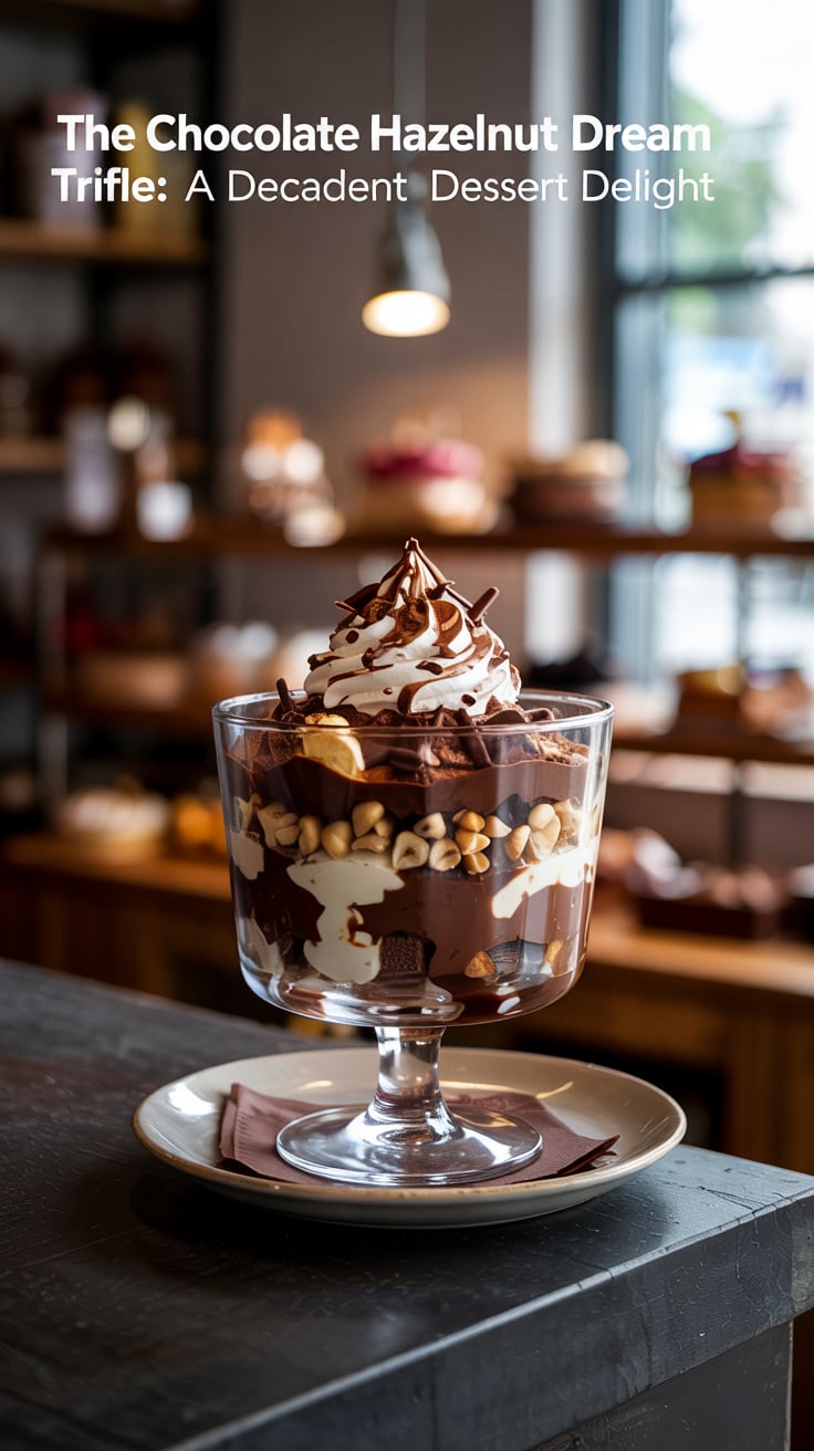 Indulge your senses with the Chocolate Hazelnut Dream Trifle, where rich chocolate layers meet the nutty crunch of hazelnuts in a dessert that feels like a luxurious treat. This indulgent trifle is perfect for celebrations, offering a unique twist that will satisfy even the most discerning sweet tooth.
