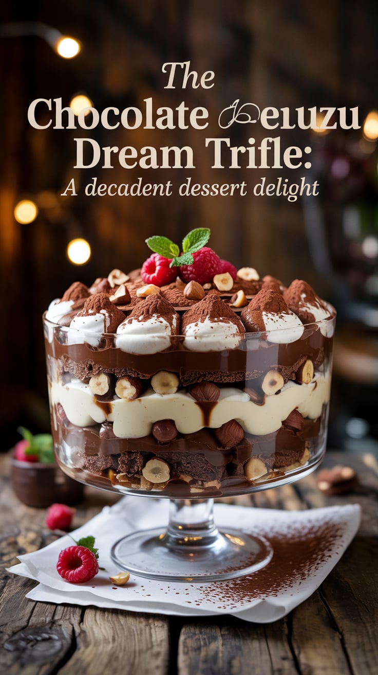 This trifle is not only a delight to eat but also a showstopper on any dessert table. Its elegant presentation and delightful textures make it an easy yet impressive choice for gatherings, ensuring that you’ll leave a lasting impression on your guests.