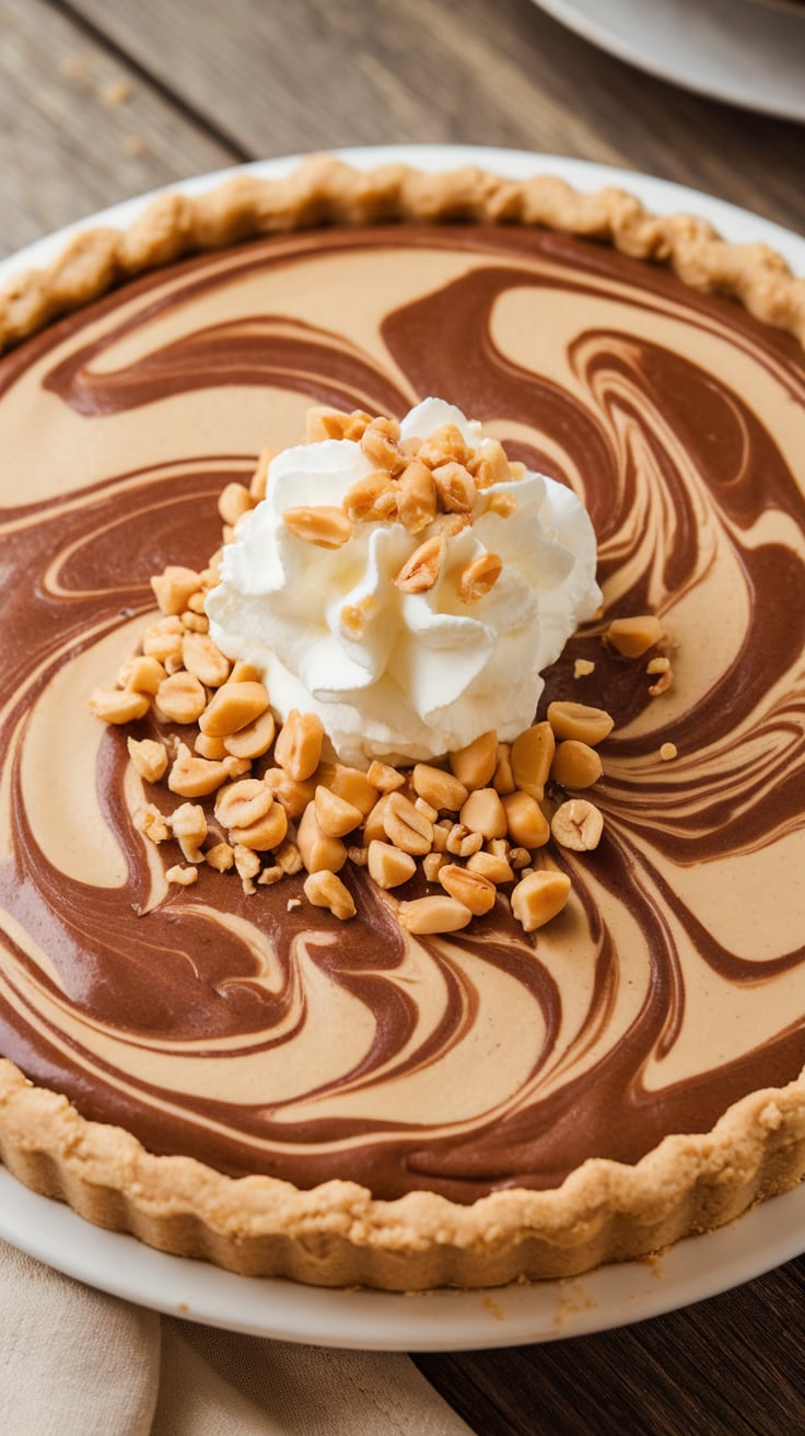 Indulge in the ultimate dessert experience with Chocolate Peanut Butter Swirl Pie, a luscious combination that seamlessly blends rich chocolate with creamy peanut butter. This guide will walk you through the steps to create a pie that’s as visually stunning as it is delicious, making it perfect for any occasion.