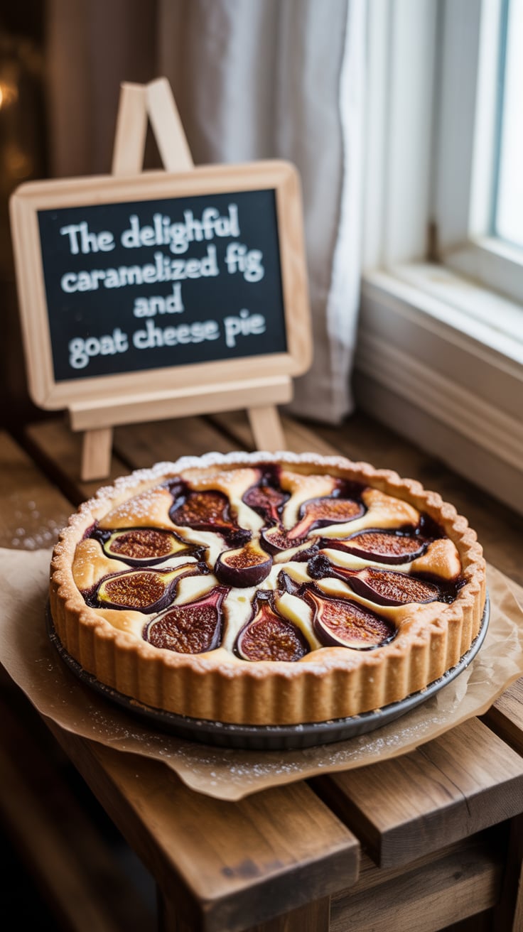Uncover how to create a pie that’s not only visually stunning but bursting with complex flavors. The rich sweetness of caramelized figs combined with the savory notes of goat cheese makes this dish a unique culinary adventure.