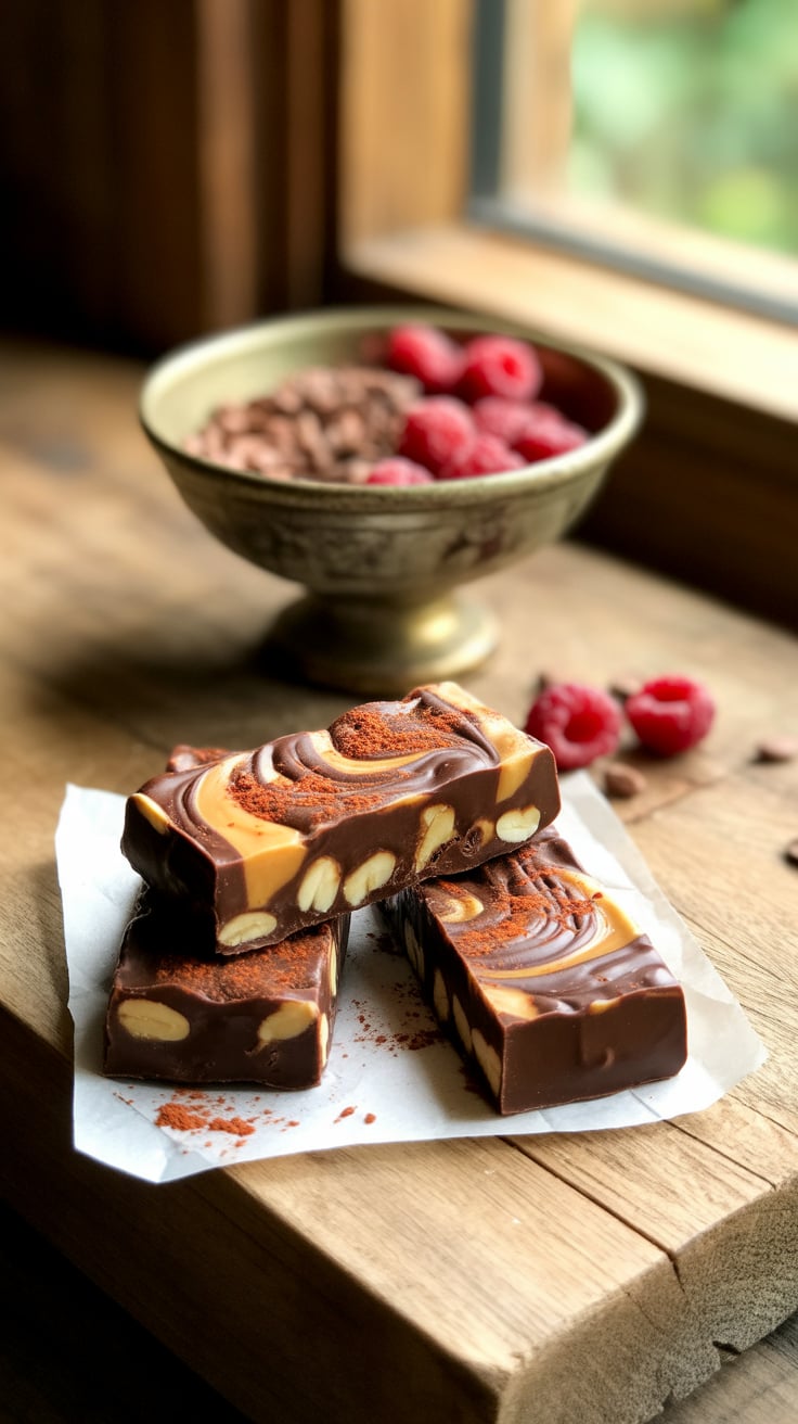 Say goodbye to ordinary snacks and welcome a burst of flavor into your routine with Spicy Chocolate Peanut Butter Energy Bars. These delightful treats are sure to become your go-to for both their taste and energy-boosting benefits!