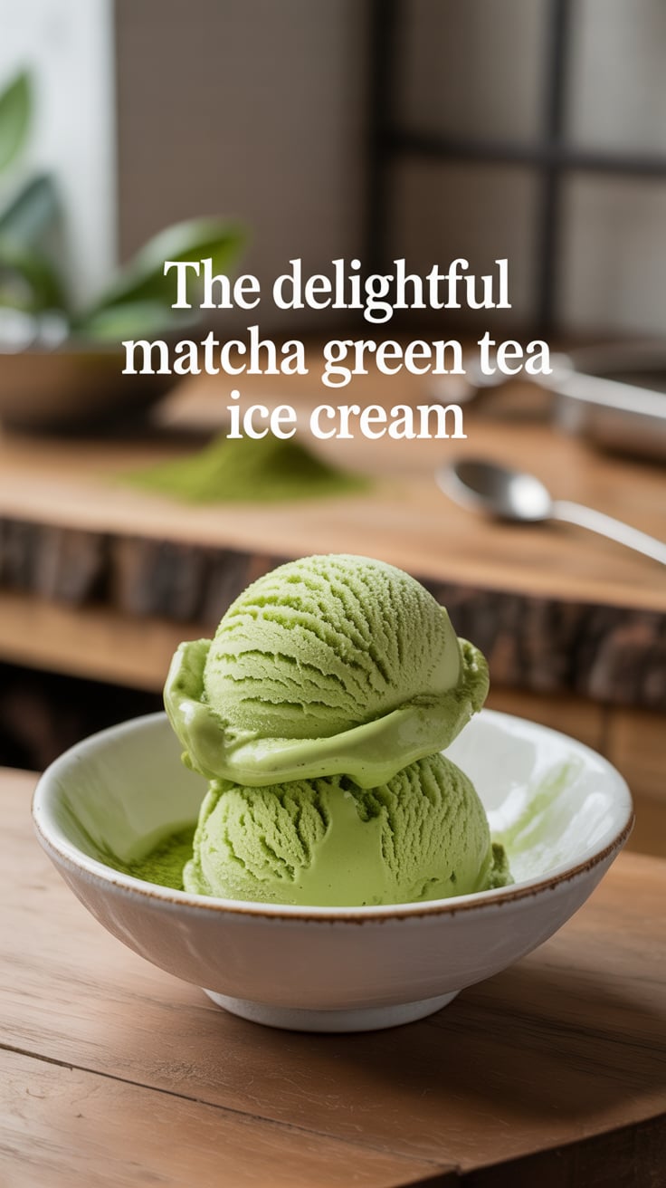 Immerse yourself in the soothing flavors of Matcha Green Tea Ice Cream, where the rich, earthy notes of matcha blend seamlessly with creamy sweetness. This tranquil treat not only satisfies your sweet tooth but also offers a unique taste experience that transports you to a serene Japanese tea garden.