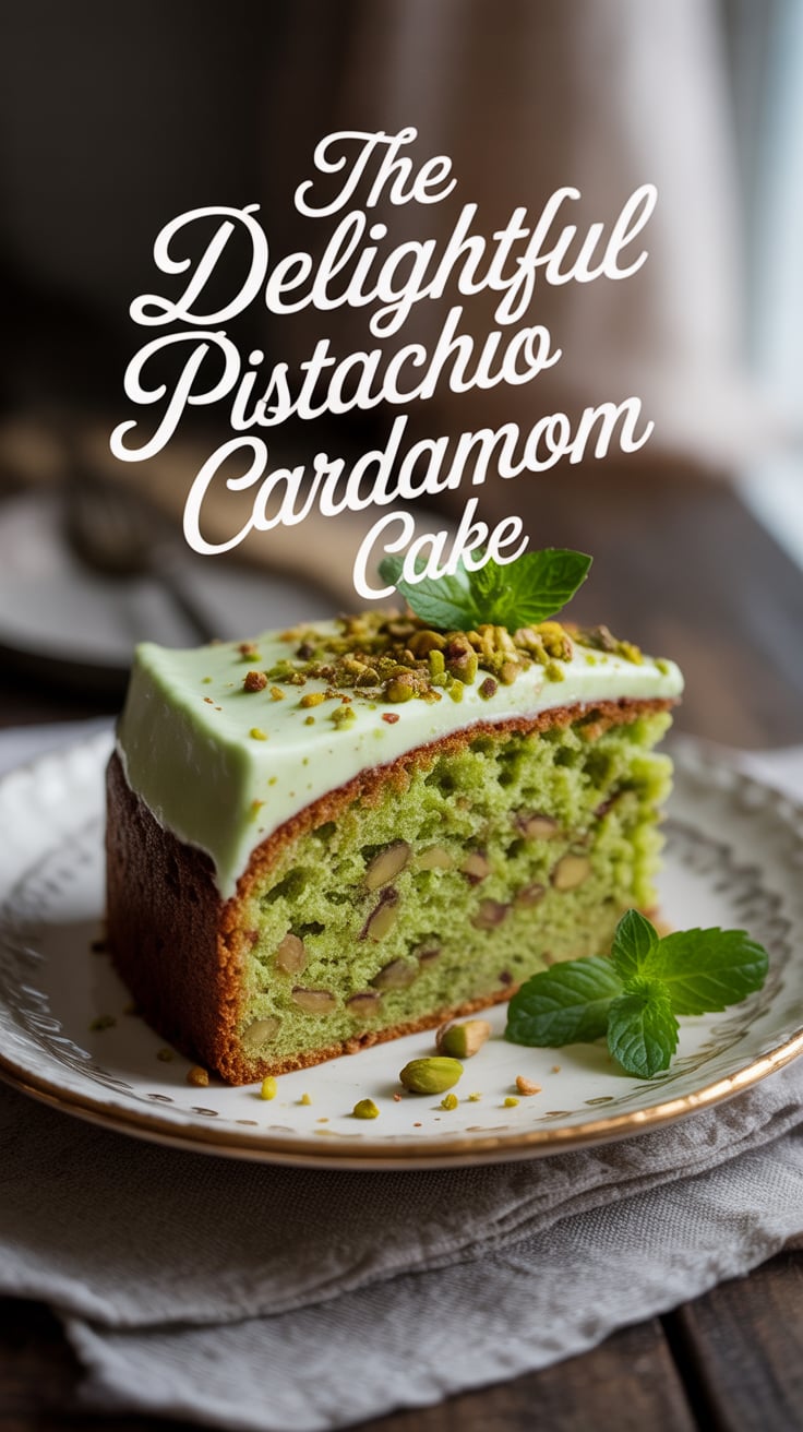Elevate your baking skills with an easy-to-follow recipe that combines simple ingredients into a stunning dessert. The harmonious blend of pistachios and cardamom creates an indulgent treat that’s not only delicious but also visually breathtaking.