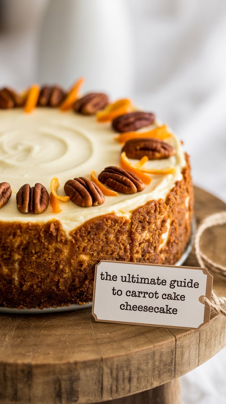 Immerse yourself in the world of Carrot Cake Cheesecake, where the nostalgia of carrot cake meets the indulgence of cheesecake. This guide will lead you through creating a dessert that’s both visually stunning and irresistibly delicious, making every gathering a special occasion.