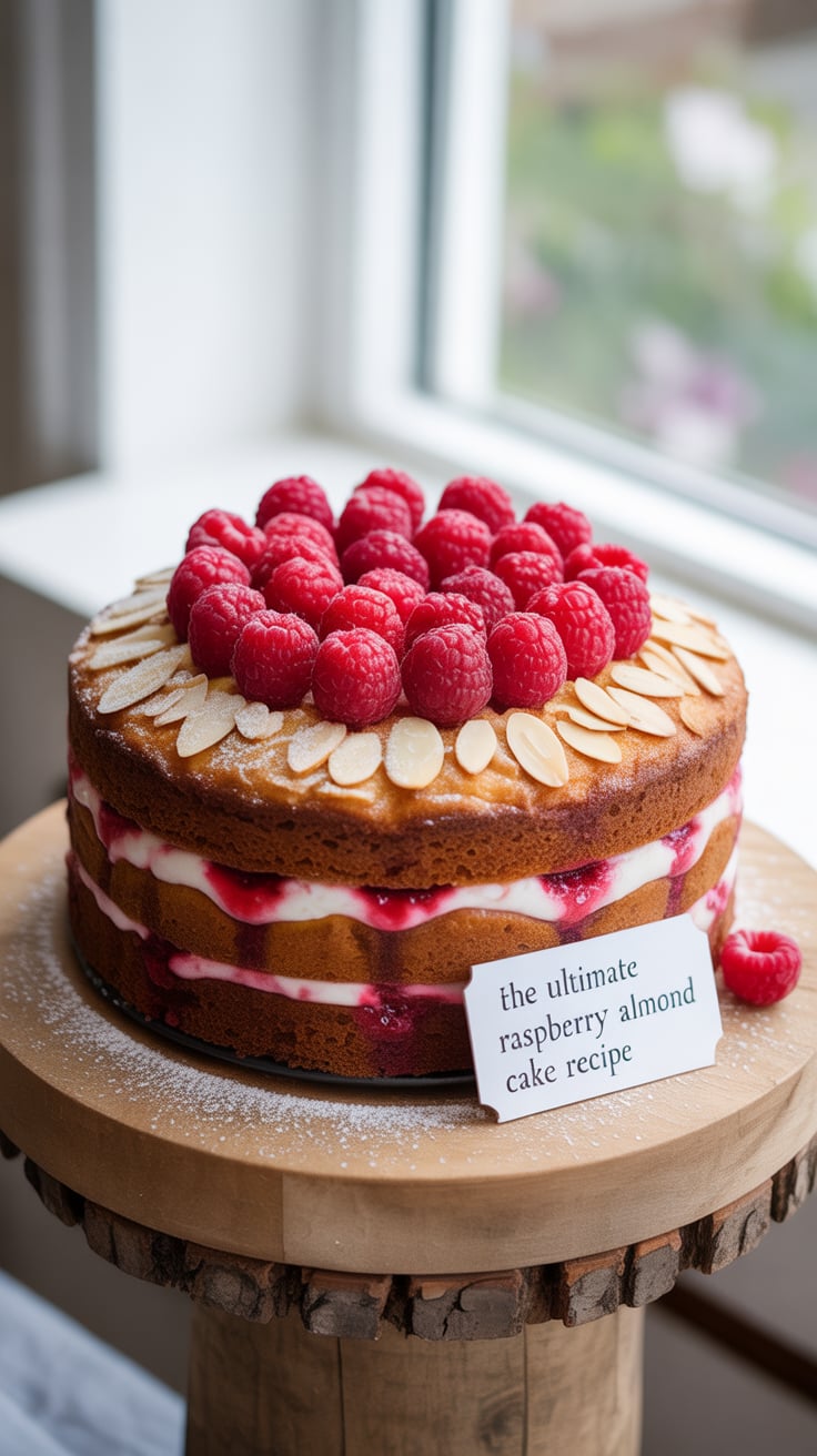 Savor the irresistible combination of tart raspberries and nutty almonds in a cake that’s both beautiful and delicious. This Ultimate Raspberry Almond Cake is perfect for celebrations or a sweet afternoon treat, promising to delight your taste buds with every bite.