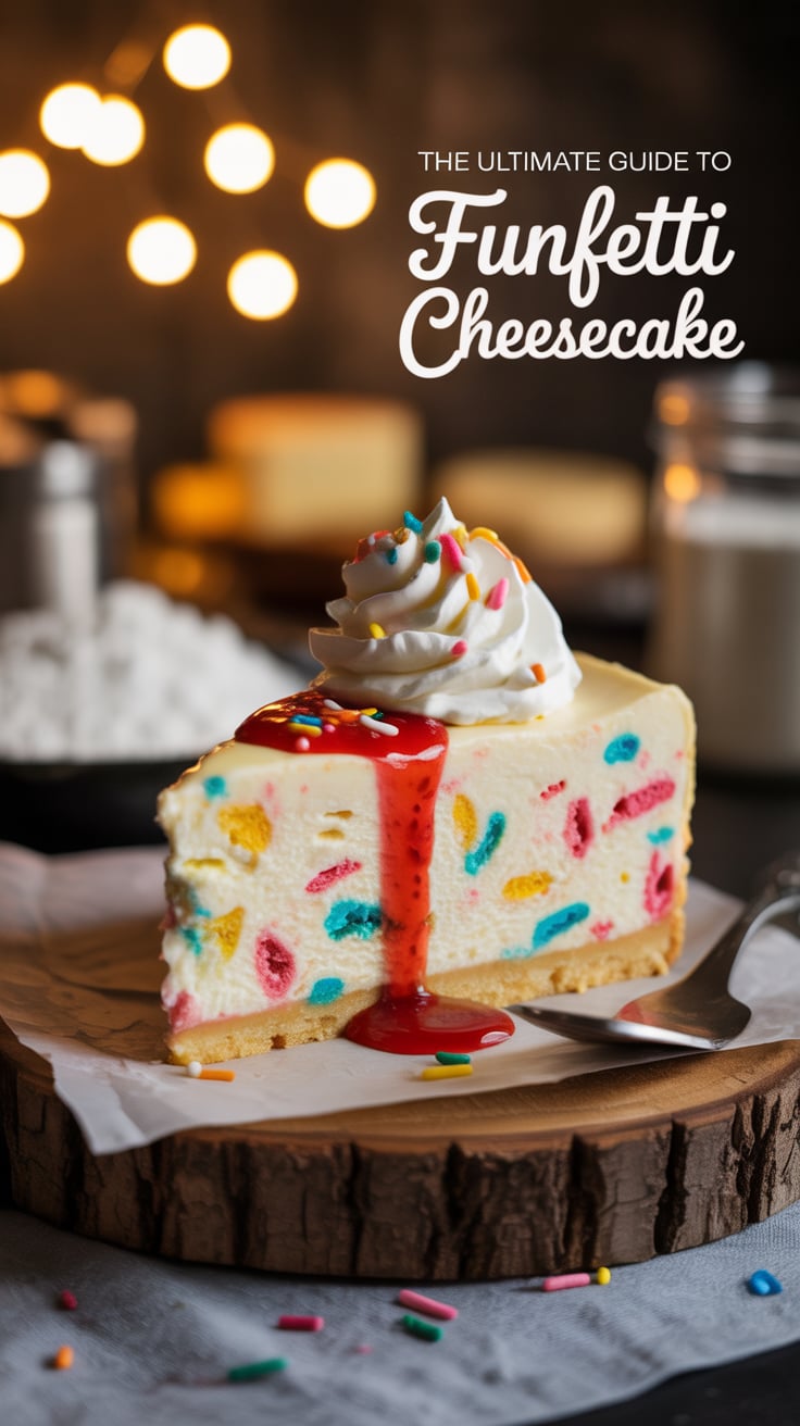 Dive into the joyous world of Funfetti Cheesecake, where creamy cheesecake meets the festive crunch of colorful sprinkles. This ultimate guide reveals how to create a show-stopping dessert that’s perfect for any celebration, capturing the spirit of fun in every delicious bite.