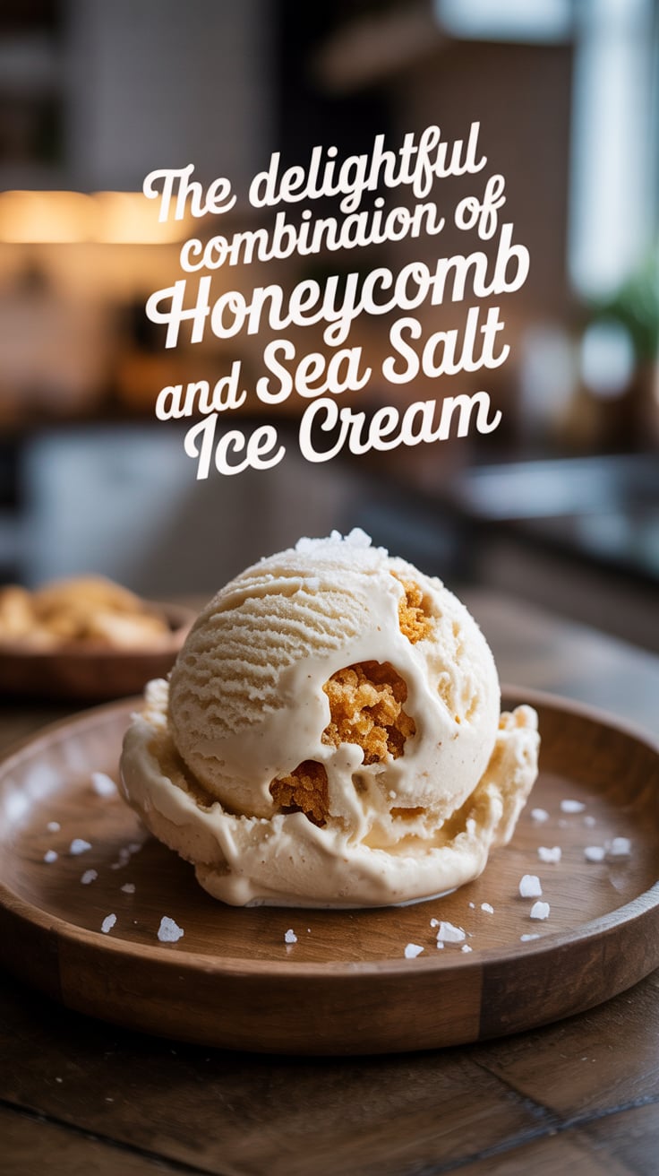 Crafting your own Honeycomb and Sea Salt Ice Cream is a rewarding culinary adventure. With its stunning presentation and exquisite taste, this ice cream is destined to become the highlight of any dessert table, leaving everyone craving another scoop.