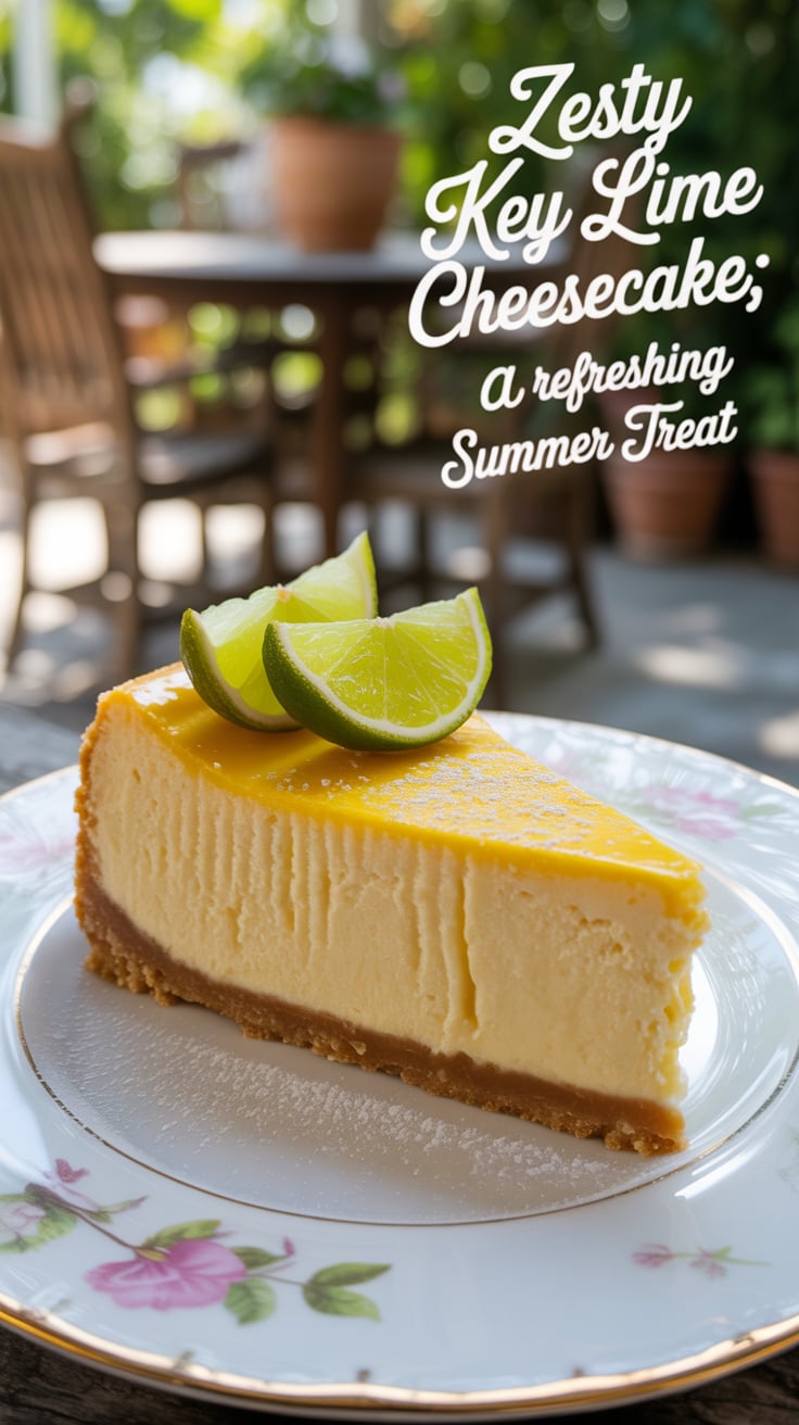 With expert tips and helpful techniques, even novice bakers will feel empowered to craft this delightful treat. Get ready to impress friends and family with a Zesty Key Lime Cheesecake that embodies the essence of summer in every refreshing slice.