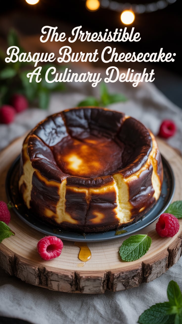 Discover the magic of creating a cheesecake that stands out with its rustic elegance and heavenly texture. With just a handful of ingredients, this recipe reveals the secrets behind achieving that beautifully burnt exterior and luscious interior.