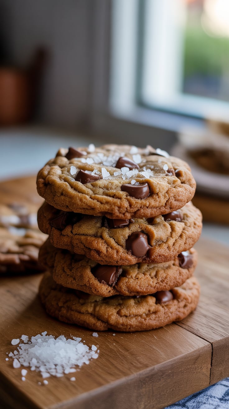 Experience the rich, nutty flavor of brown butter that elevates these chocolate chip cookies to new heights. Each bite delivers a delightful contrast of gooey chocolate and a hint of sea salt that will leave you craving more.