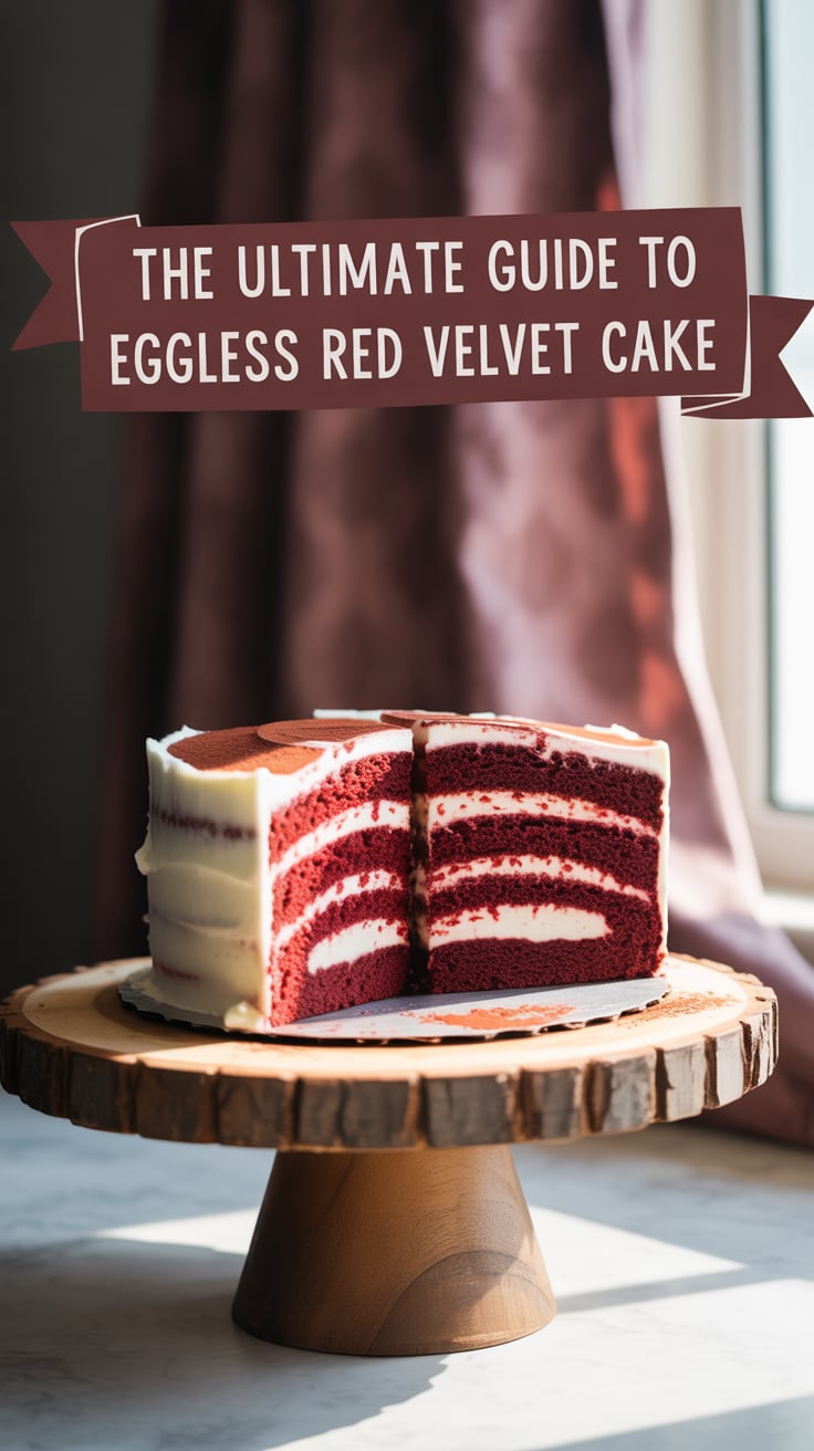 Dive into the world of Eggless Red Velvet Cake, where rich cocoa and vibrant red combine to create a showstopper dessert. This guide reveals how to achieve the perfect texture and flavor without eggs, making it an inclusive treat for everyone to enjoy.