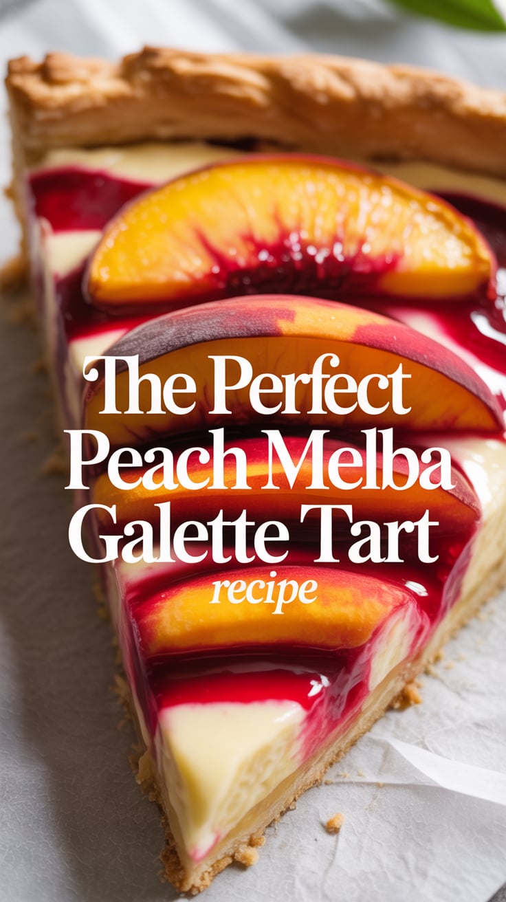 Experience the summer's best flavors with a dessert that beautifully captures the essence of fresh peaches and vibrant raspberries. The Perfect Peach Melba Galette Tart is a delightful combination of juicy fruit and flaky crust, inviting you to indulge in a slice of seasonal bliss.