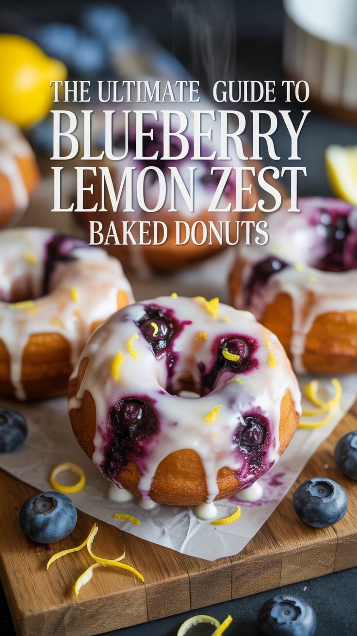 Dive into the bright and refreshing flavors of blueberry and lemon zest with these baked donuts that promise to awaken your senses. The sweet-tart combination creates a delightful treat that’s perfect for breakfast or an afternoon snack.