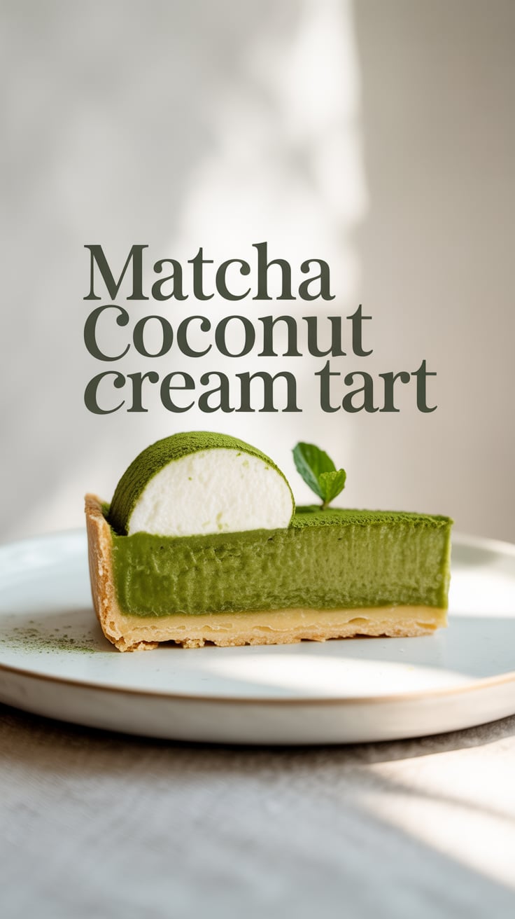 Perfect for impressing guests or enjoying a quiet afternoon, this tart showcases the versatility of matcha in a way that’s both simple and sophisticated. The delightful combination is bound to leave you craving more with its unique taste profile.