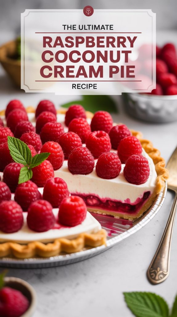 Transport your taste buds to paradise with The Ultimate Raspberry Coconut Cream Pie, a delightful dessert that combines luscious coconut cream with vibrant raspberries. This irresistible pie captures the essence of summer in every creamy bite, making it the perfect treat for any occasion.