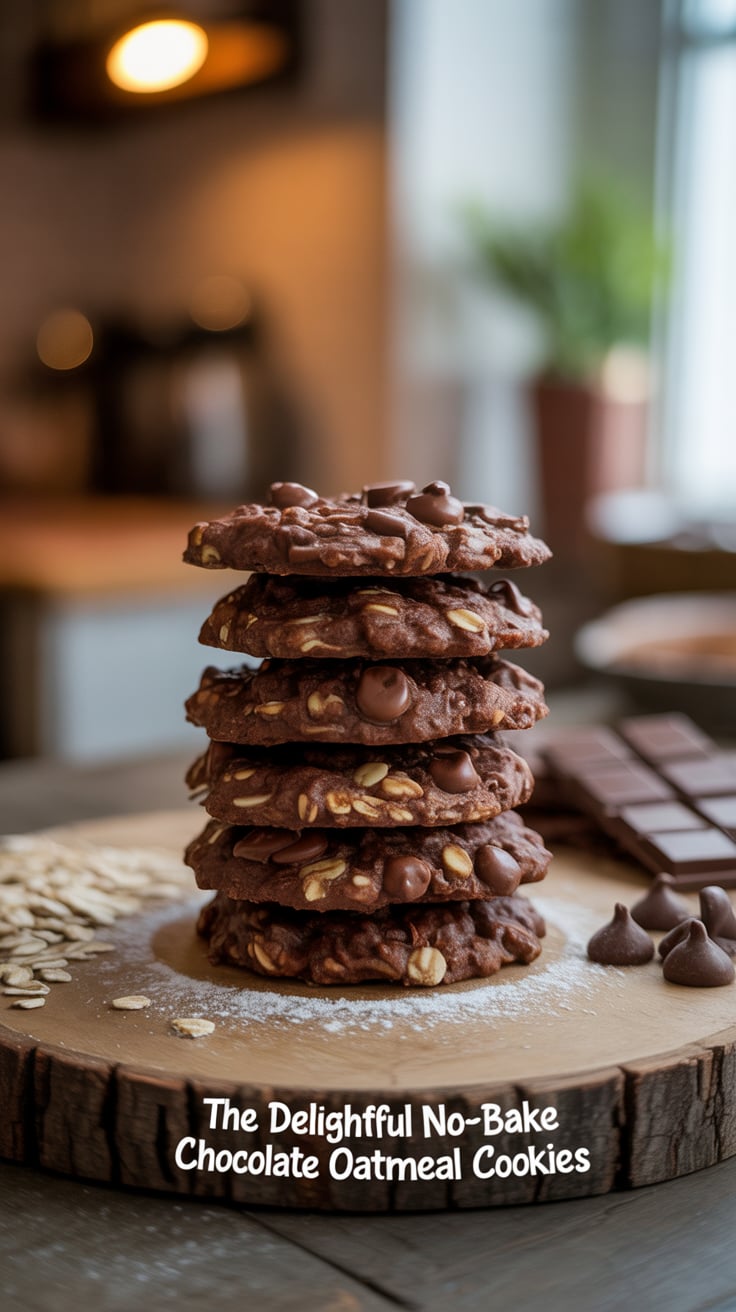 Customize your cookies with a variety of mix-ins, from nuts to dried fruit, allowing you to create a unique version tailored to your taste. Dive into the world of No-Bake Chocolate Oatmeal Cookies, and discover how easy it is to enjoy decadent flavors without the hassle of baking.