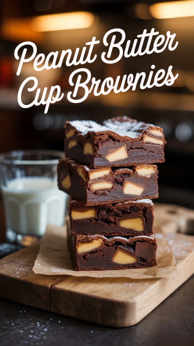 Uncover the secrets behind achieving the perfect brownie texture—fudgy, moist, and loaded with sweet peanut butter cups. Each recipe step will help you master the art of creating these delightful brownies that are sure to impress.