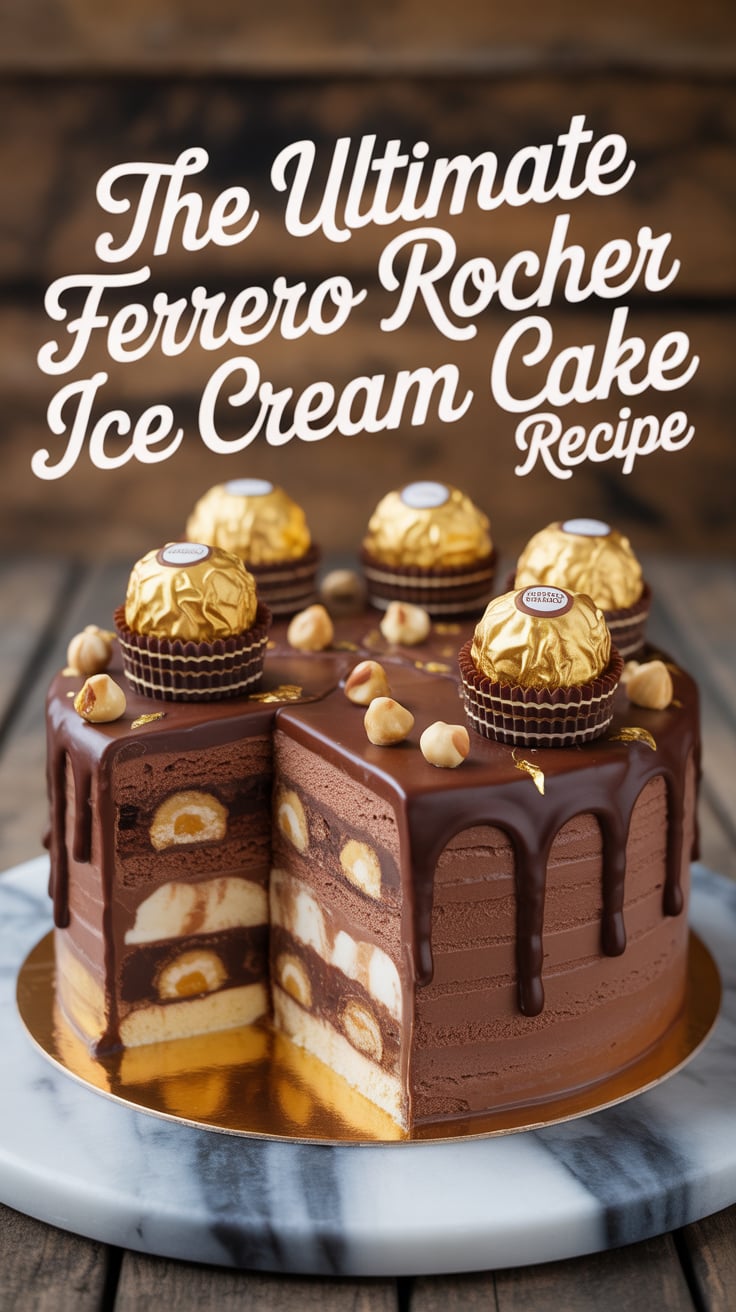 Discover how to create this stunning cake with straightforward instructions that guide you through layering luscious ice cream and crunchy textures. The combination of creamy and crunchy elements makes every bite a heavenly experience, ensuring your dessert stands out at any gathering.