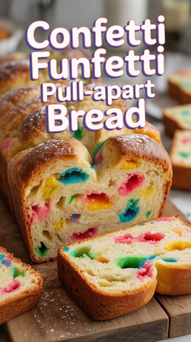 Discover how easy it is to create a show-stopping dessert that brings a touch of whimsy to any gathering. Confetti Funfetti Pull-Apart Bread is as enjoyable to make as it is to eat, ensuring that your kitchen will be filled with laughter and cheer.