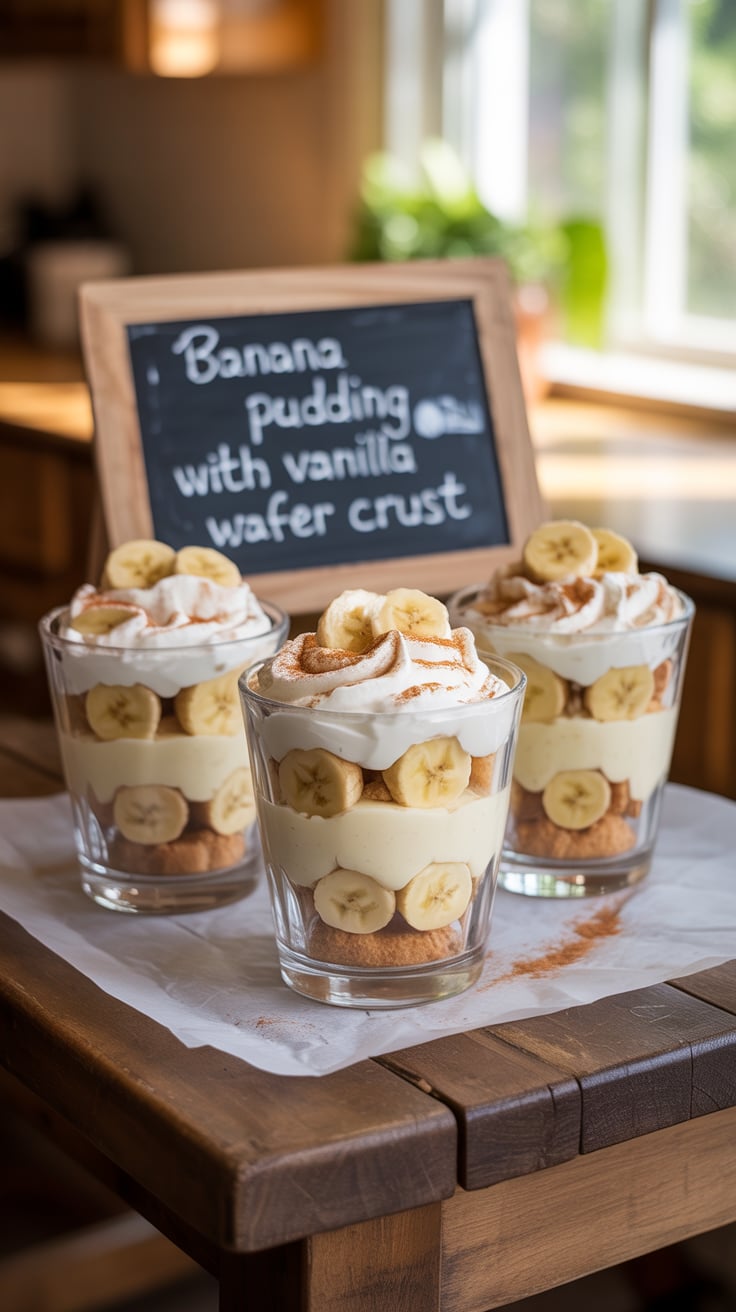 Easy to prepare and even easier to enjoy, these Banana Pudding Parfaits are a versatile option for picnics, potlucks, or simply satisfying a sweet craving at home. Dive into a recipe that combines comfort and elegance in every delicious bite!