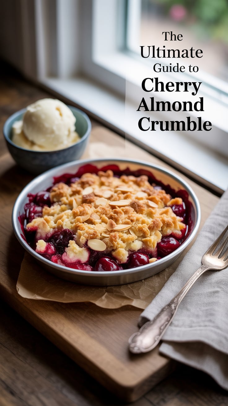 Unlock the secrets to achieving the ideal crumble texture that pairs beautifully with fresh cherries. With each bite, the nutty aroma of almonds enhances the luscious fruit, ensuring a satisfying experience you won’t forget.