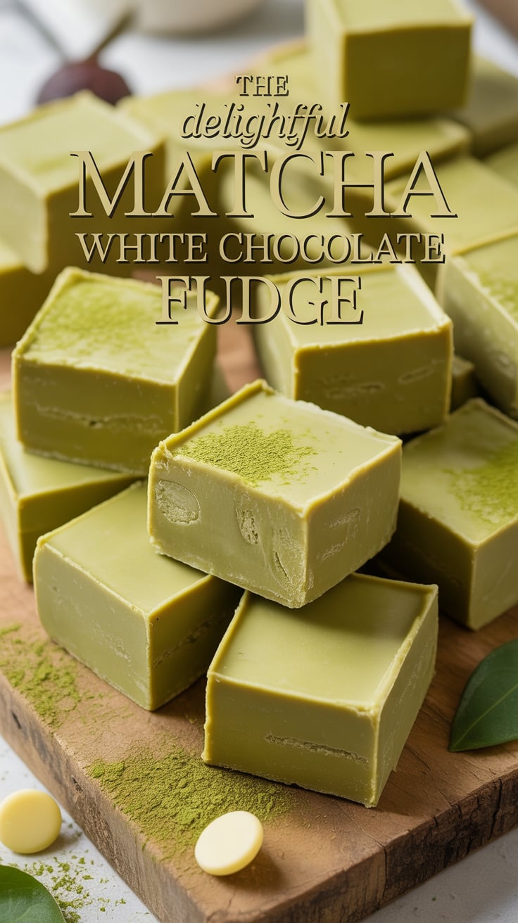Elevate your dessert game with delightful matcha white chocolate fudge, a unique treat that combines earthy matcha with the creamy sweetness of white chocolate. This visually stunning fudge not only looks incredible but offers a sophisticated flavor profile that is sure to impress.