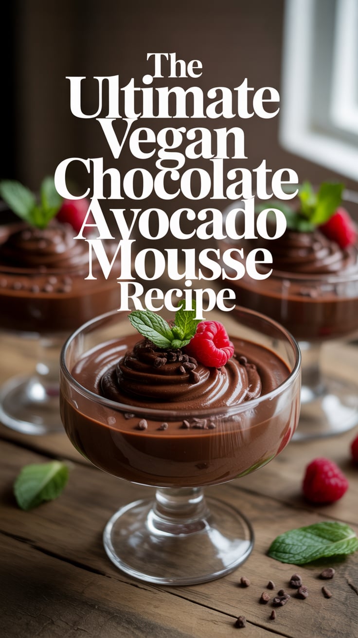 Whether you're a seasoned vegan or simply looking to explore healthier dessert options, this Ultimate Vegan Chocolate Avocado Mousse will elevate your dessert game. Dive in and discover how to create this delightful treat that’s equal parts rich, creamy, and irresistibly chocolatey!