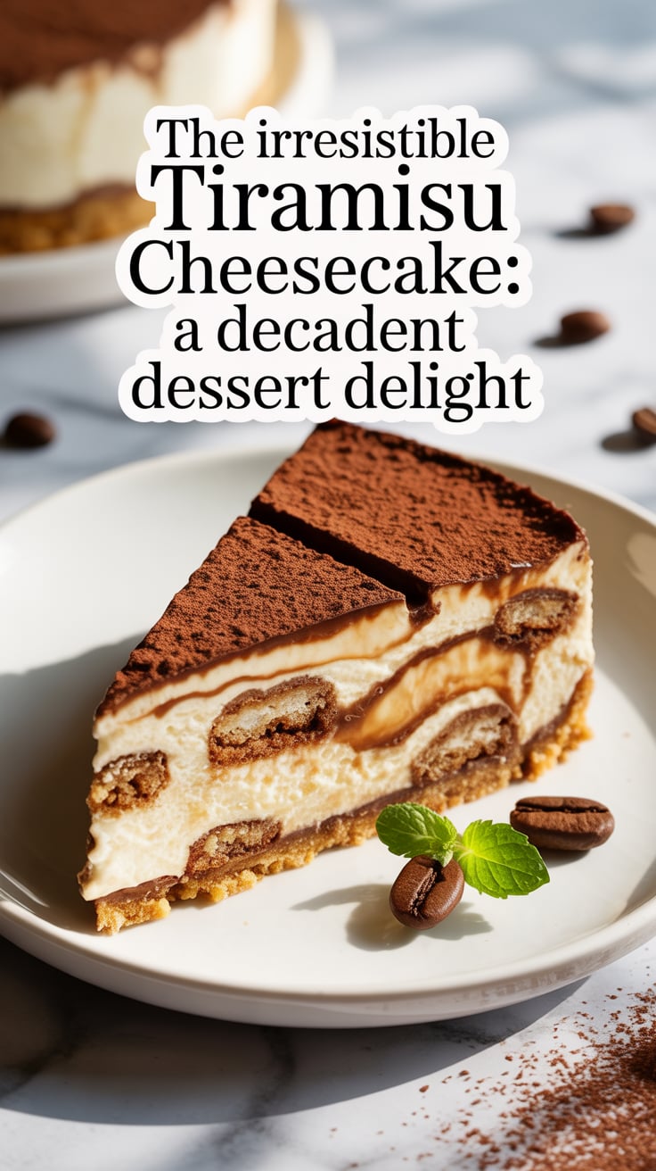 Discover the art of crafting a dessert that boasts a delightful layer of coffee-soaked ladyfingers, adding an irresistible texture and flavor. Each slice is a journey through layers of creamy mascarpone and chocolatey goodness, guaranteed to captivate everyone at your table.