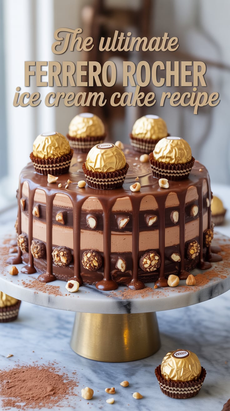 Unleash your creativity by adding personal touches to this recipe, whether it’s drizzling with chocolate sauce or incorporating fresh hazelnuts for an extra crunch. This guide not only delivers the classic flavors of Ferrero Rocher but also invites you to explore delicious variations that cater to your taste.