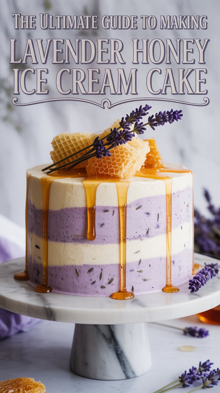 Learn the secrets to achieving the perfect balance of flavors as you effortlessly blend creamy ice cream with aromatic lavender. The step-by-step instructions in this guide make it easy to create an impressive cake that looks stunning on any dessert table, making it perfect for special occasions or an indulgent everyday treat.