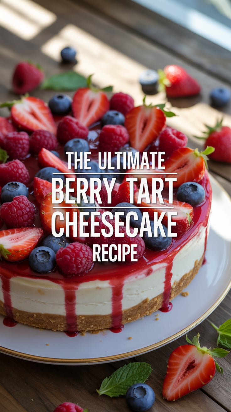 Get ready to elevate your dessert game with a recipe that is as visually stunning as it is delicious. Berry Tart Cheesecake is not just a treat; it’s an experience that combines sweetness and sophistication in every slice. Indulge and enjoy the flavor explosion that awaits you!