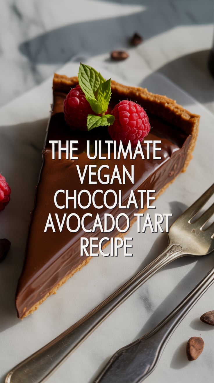 Indulge in a dessert that redefines chocolate with a creamy, rich base that’s both guilt-free and delicious. This vegan chocolate avocado tart offers a unique twist on traditional recipes, combining the health benefits of avocados with the decadence of dark chocolate.