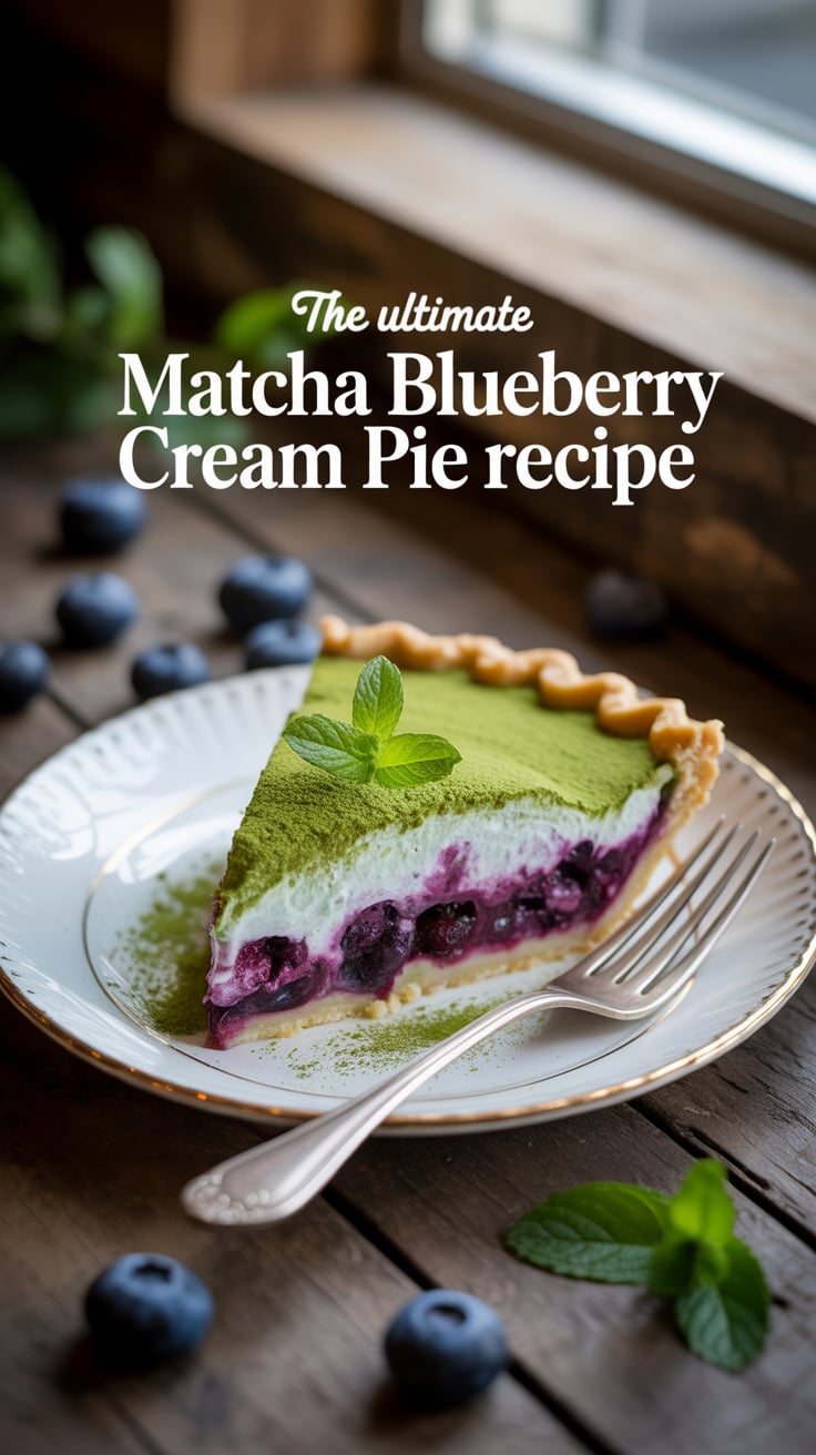 Experience a vibrant blend of flavors with the Ultimate Matcha Blueberry Cream Pie, where earthy matcha meets sweet, juicy blueberries for a stunning dessert. This recipe not only tantalizes your taste buds but also offers a beautiful visual appeal that will impress any guest.