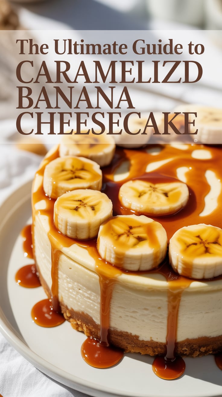Imagine the warm aroma wafting through your kitchen as you create this delightful dish. The combination of a buttery graham cracker crust, smooth cheesecake, and luscious caramelized bananas will become a cherished favorite in your dessert repertoire.