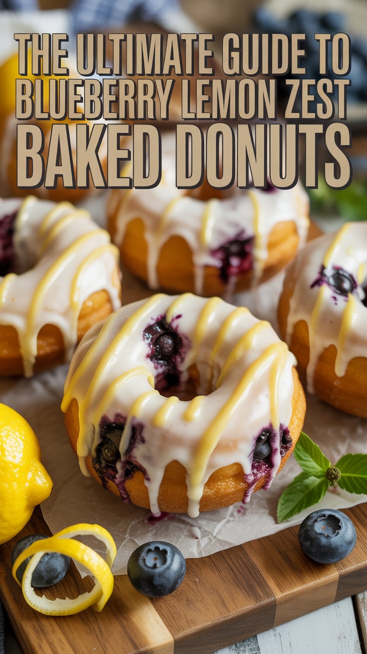 These blueberry lemon zest baked donuts are not just a treat; they embody the joyful essence of warm, sunny days. Discover how to bring this delightful recipe into your kitchen, transforming your baking routine into a celebration of bright flavors.