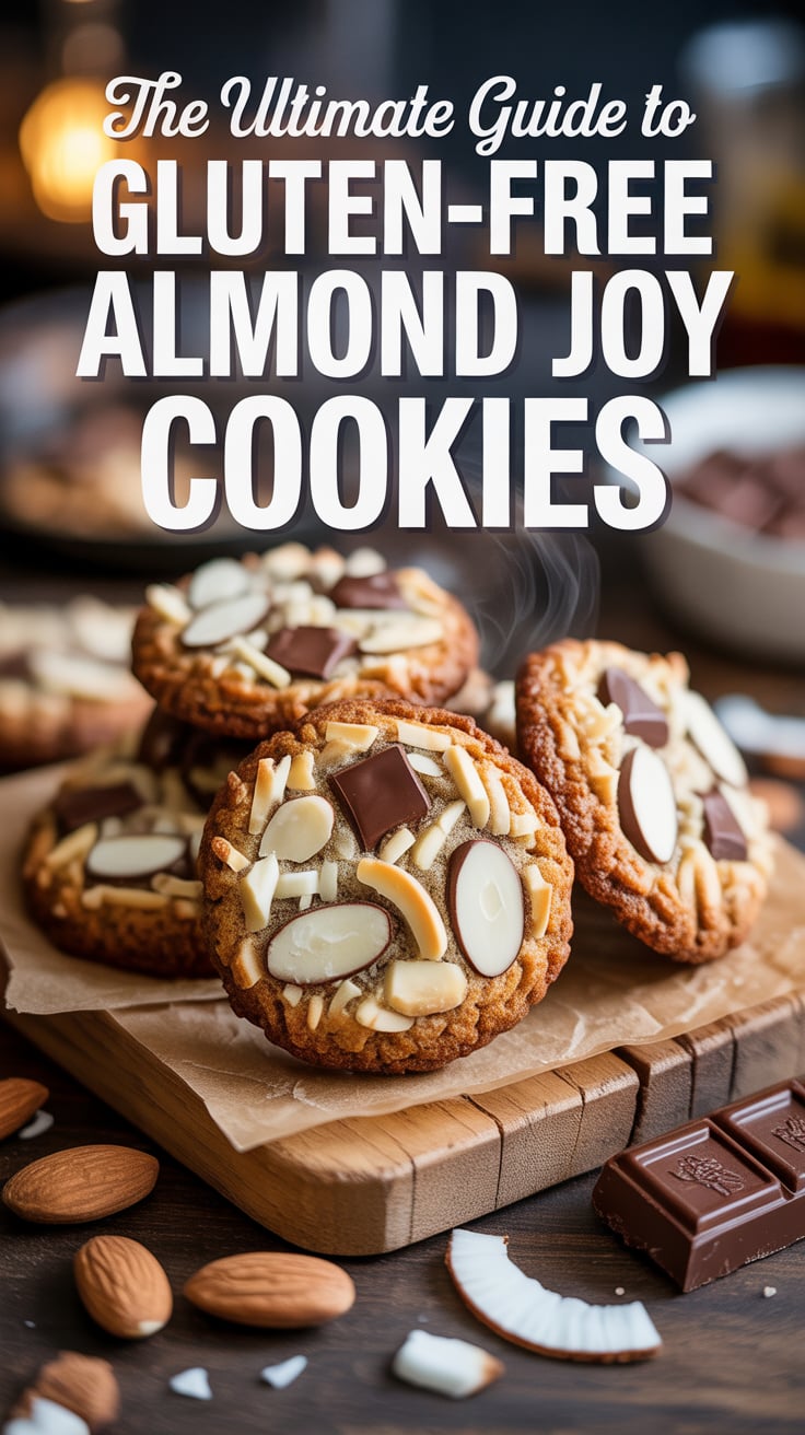 Indulge in a delightful twist on a classic treat with gluten-free Almond Joy cookies that combine rich chocolate, crunchy almonds, and chewy coconut, satisfying your sweet cravings without the gluten.