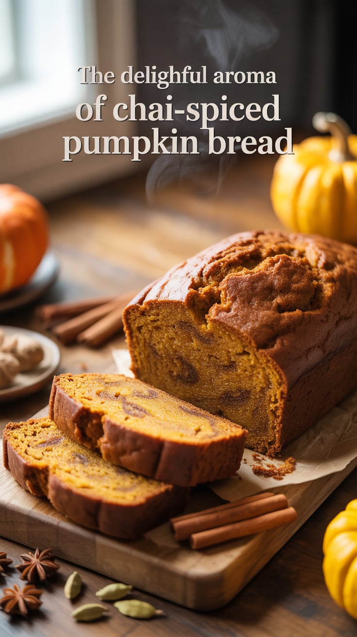 Discover how to create a perfectly moist and flavorful quick bread that captures the essence of fall. Each slice of Chai-Spiced Pumpkin Bread is a comforting treat, ideal for savoring with your favorite warm beverage.