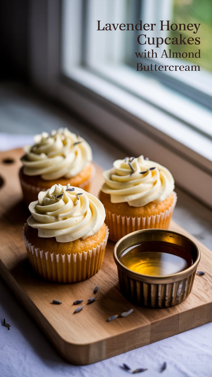 Uncover the secrets to creating these beautiful cupcakes, which are not only delicious but also visually stunning. The subtle lavender hue and elegant presentation make them a showstopper for gatherings, tea parties, or simply to brighten your day.