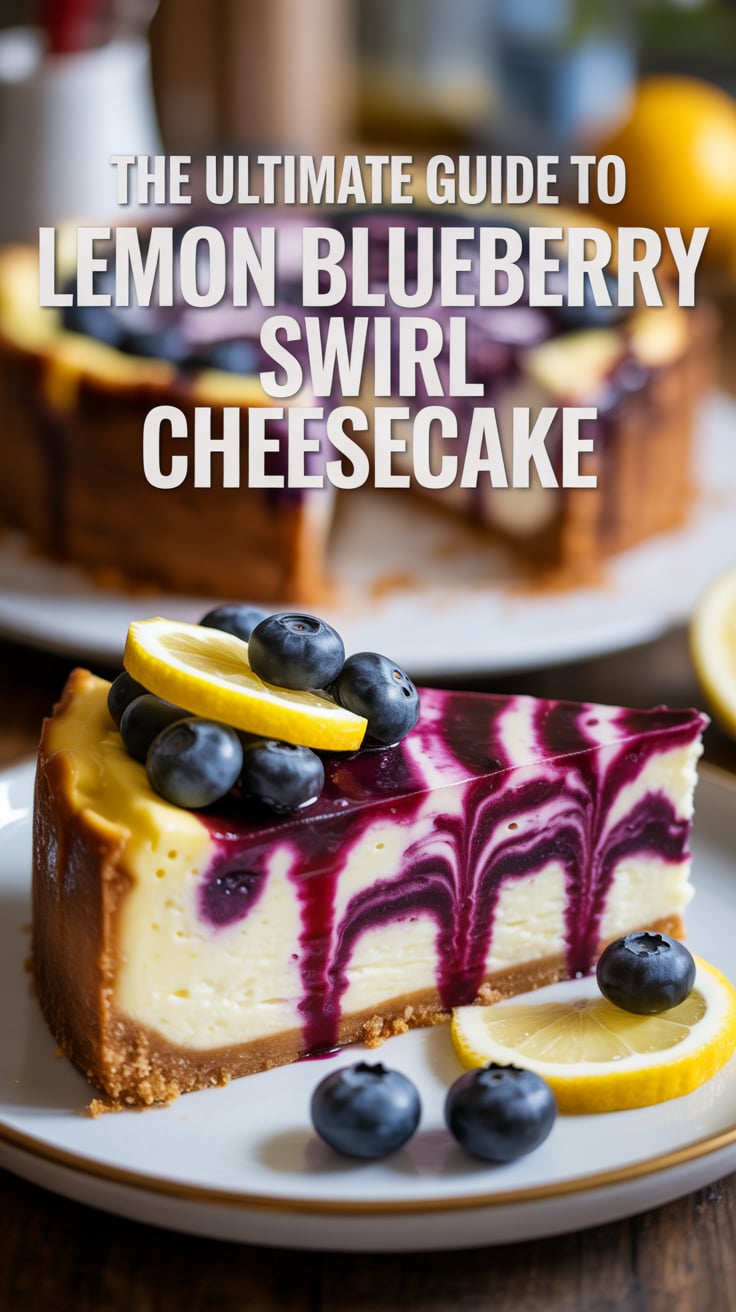 Discover how easy it is to elevate your dessert game with this guide, which offers step-by-step instructions for achieving a silky cheesecake texture and stunning blueberry swirls. You’ll impress your guests with a dessert that’s both elegant and refreshing.