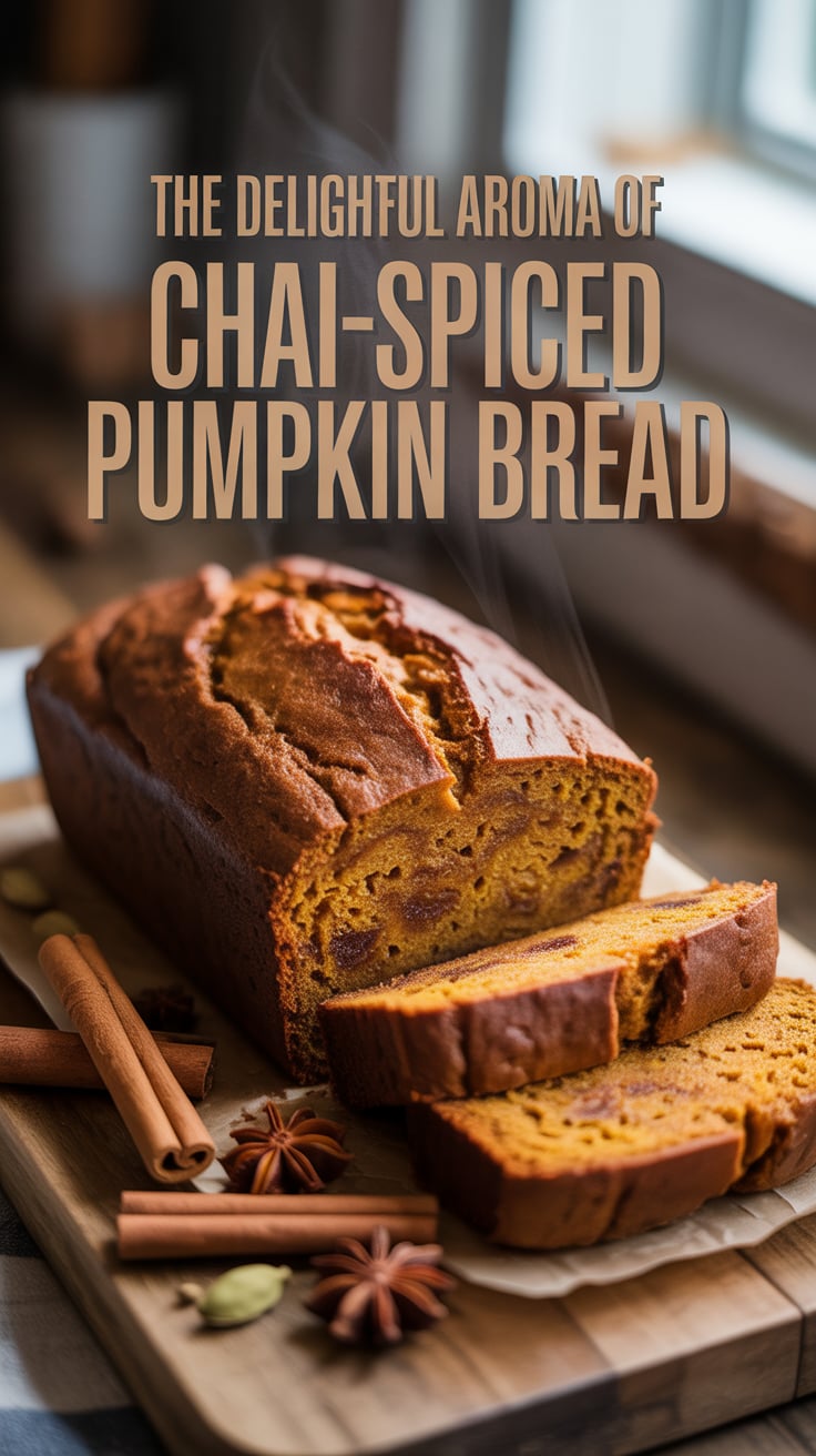 Immerse yourself in the warm and inviting scents of Chai-Spiced Pumpkin Bread, where the rich flavors of pumpkin blend seamlessly with aromatic chai spices. This recipe not only delights the taste buds but also transforms your kitchen into a cozy haven.