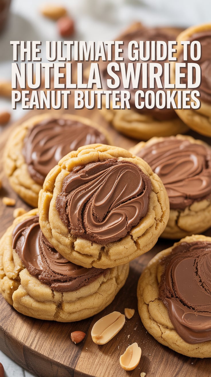 Imagine the moment when you pull a tray of warm cookies from the oven, their rich aroma filling the air. Each bite reveals a luscious swirl of Nutella, elevating the beloved peanut butter cookie to a whole new level of decadence that will have everyone reaching for seconds.