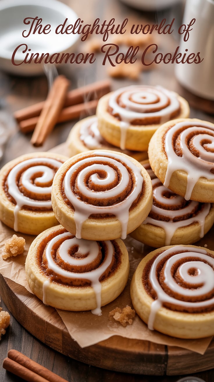 Picture the joy of unrolling a freshly baked cookie, filled with gooey cinnamon filling and drizzled with creamy icing. These treats promise to satisfy your cravings while providing the warmth and nostalgia of homemade cinnamon rolls, making them a standout addition to your dessert table.