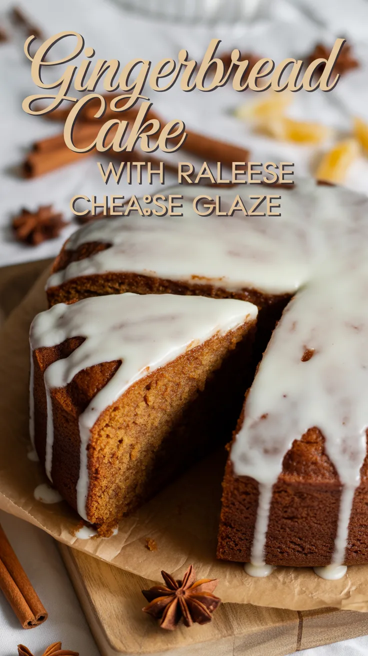 Imagine a slice of moist gingerbread cake, infused with the bold flavors of ginger and cinnamon, then smothered in a creamy glaze that adds a delightful tang. This recipe captures the essence of holiday baking, ensuring every bite is filled with nostalgia and joy.