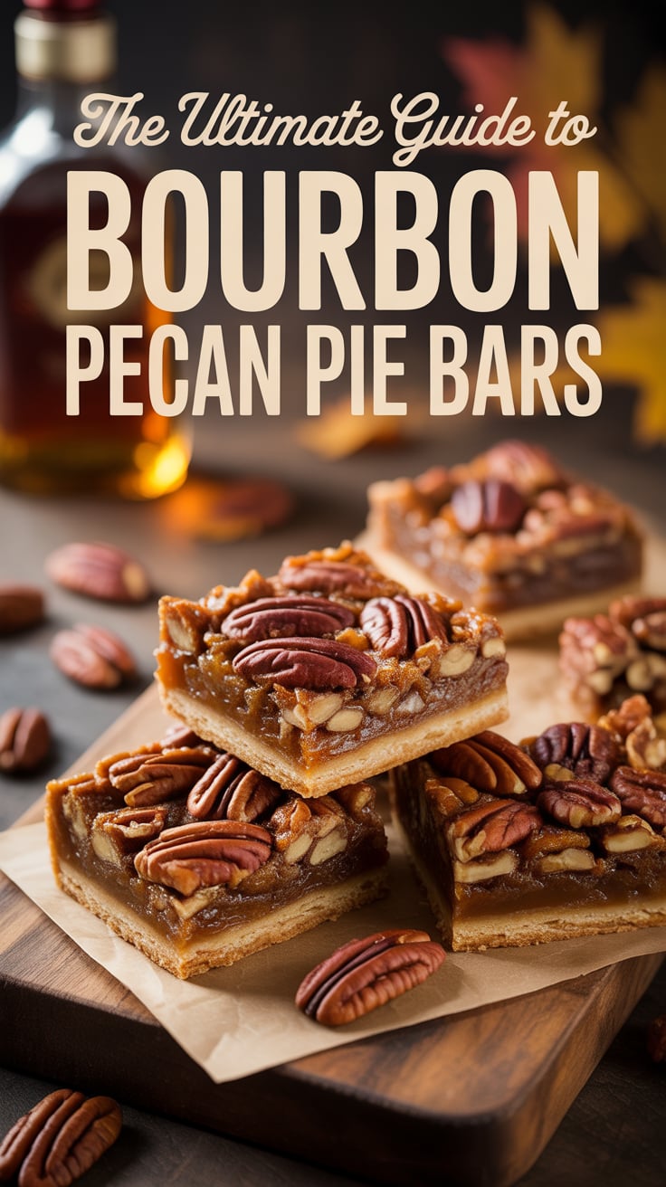 Looking for a dessert that adds a touch of sophistication to your table? These Bourbon Pecan Pie Bars blend sweet and nutty flavors with an added twist, making them an unforgettable treat that everyone will love.