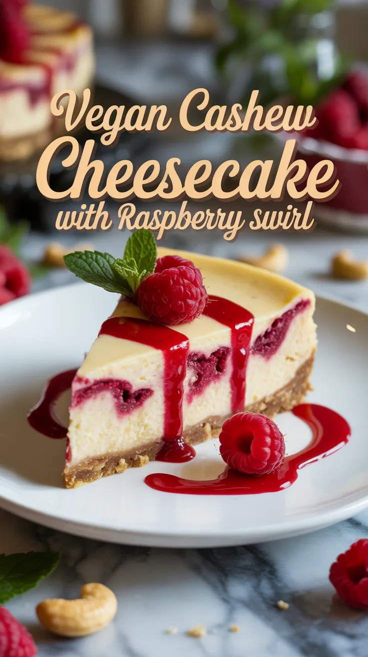 Experience the decadent creaminess of a cheesecake made entirely plant-based with this Vegan Cashew Cheesecake. Blending cashews into a velvety filling, this dessert captures the essence of traditional cheesecake while remaining cruelty-free and utterly satisfying.