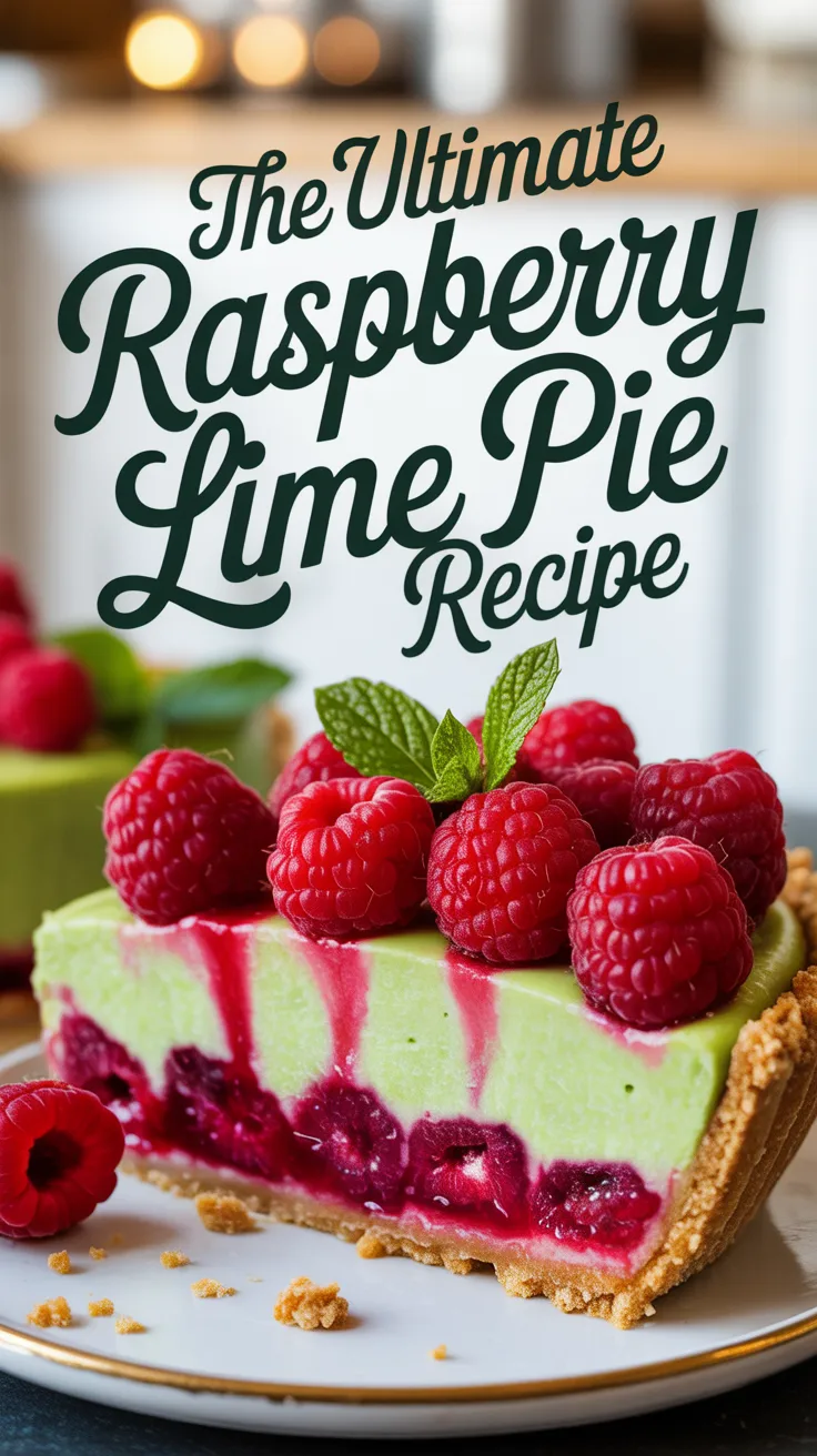 Indulge in the tantalizing combination of tart raspberries and zesty lime with our Ultimate Raspberry Lime Pie. This dessert is a refreshing twist on a classic favorite, perfect for adding a burst of flavor to any gathering or summer celebration.