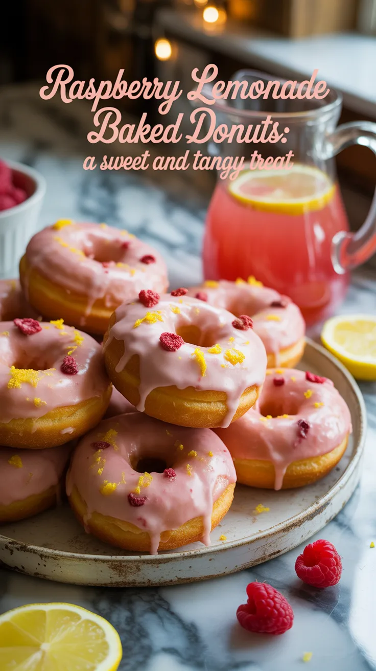 Serve up a burst of sunshine with Raspberry Lemonade Baked Donuts, a deliciously whimsical dessert that combines sweet and tangy flavors in every bite. Perfect for gatherings or family brunches, these donuts are sure to impress. Explore the simple steps to create these mouthwatering delights!