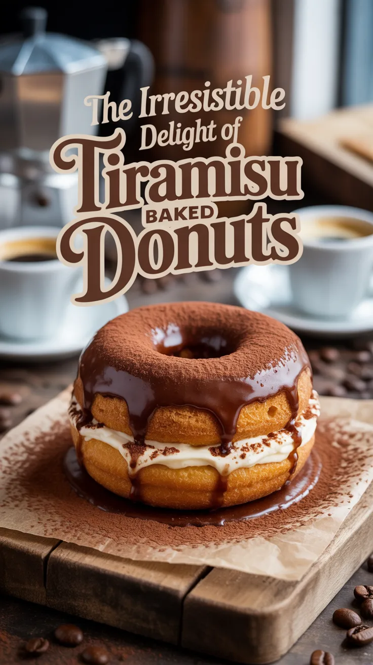 Imagine indulging in a donut that captures the essence of tiramisu, complete with espresso and a luscious cream filling. These baked donuts are not just a treat; they're a culinary experience that everyone will love. Dive into the delicious details and elevate your baking game with this unique recipe.